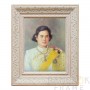 กรอบรูปสมเด็จพระเทพรัตนราชสุดา (กรอบสีขาว-ครีม)-Princess Maha Chakri Sirindhorn